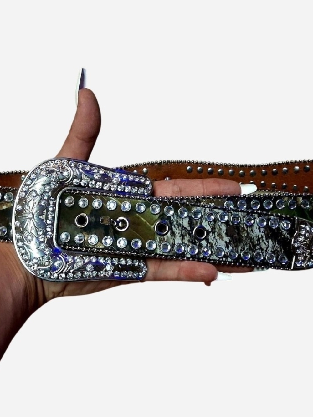 Blazin Roxx Rhinestone Embellished Western Belt